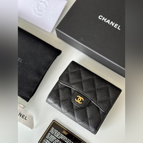 SOLD❌ Chanel Classic Small Flap Trifold Wallet - Picture 1 of 15